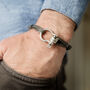 Personalised Mens Shackle Bracelet, thumbnail 1 of 2
