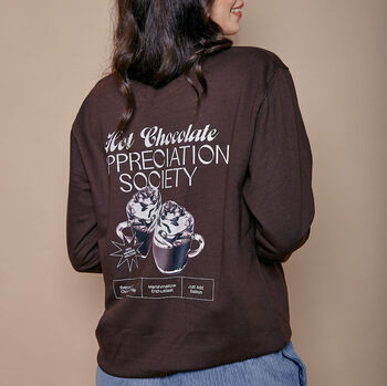 Hot Chocolate Appreciation Society Sweatshirt, 4 of 5