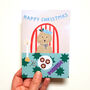 Illustrated Dogs And Cats Christmas Cards, thumbnail 4 of 6
