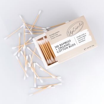 Organic Plastic Free Cotton + Bamboo Buds Pack Of 200, 7 of 7
