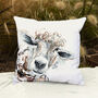 Inky Sheep Outdoor Cushion For Garden Furniture, thumbnail 1 of 9
