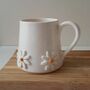 Handmade Ceramic Daisy Coffee Mug, Tea Cup, thumbnail 4 of 8