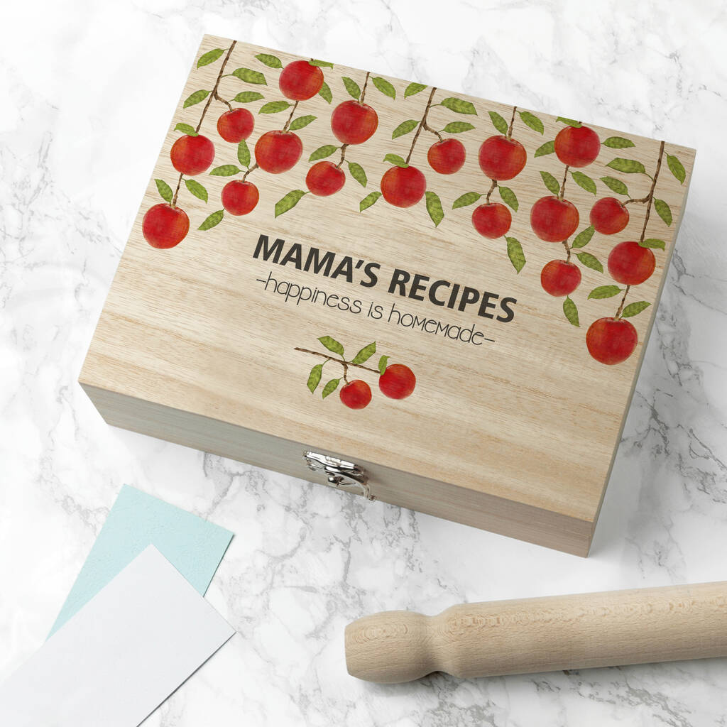 Personalised Orchard Recipe Box, 1 of 10
