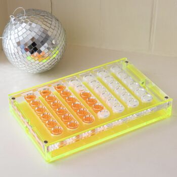 Neon Four In A Row Lucite Travel Game, 2 of 4