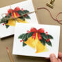 Jingle Bells Christmas Cards Pack Of Four, thumbnail 1 of 6