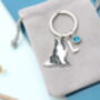 Personalised Border Collie Keyring, thumbnail 9 of 11