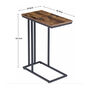 C Shaped Side Table Multipurpose Sofa End Table, thumbnail 6 of 12