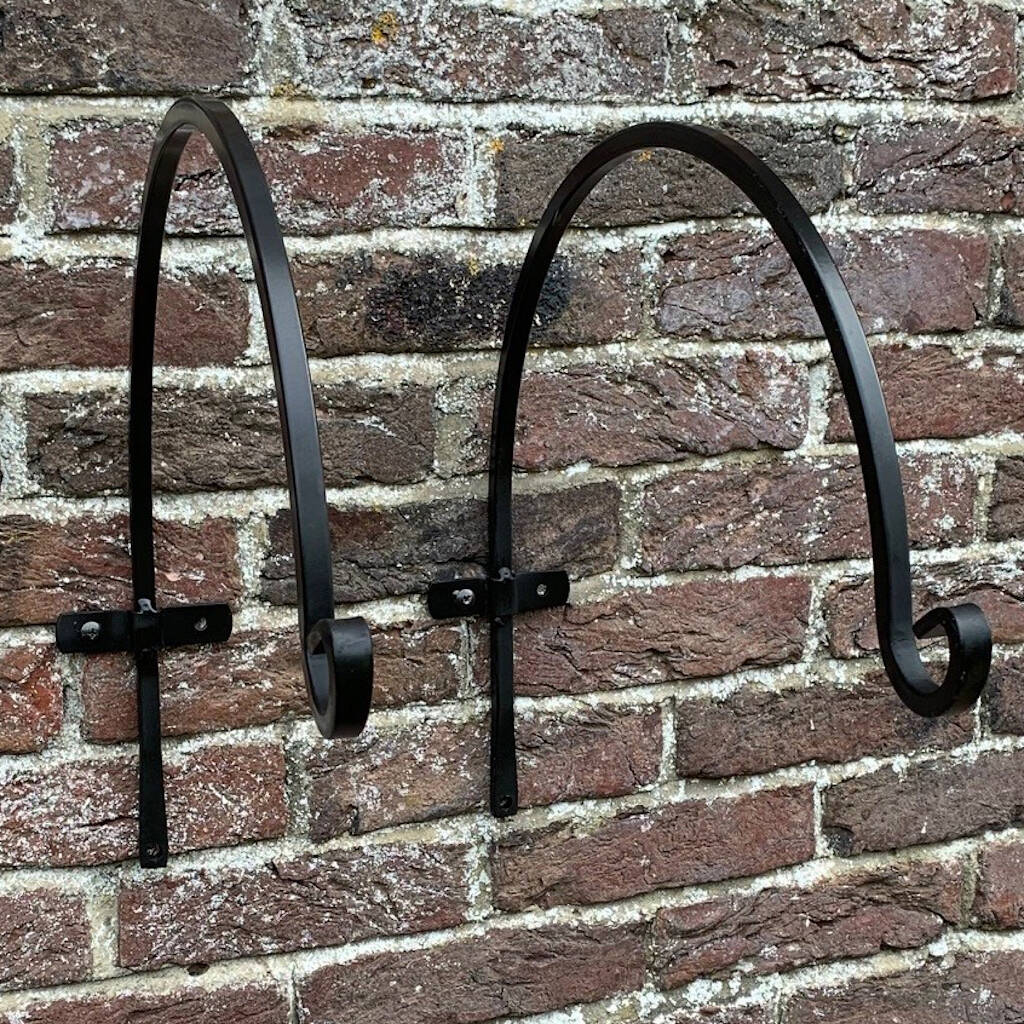 Extra Large Round Hanging Basket Hook Set Of Two By Garden Selections