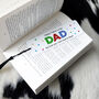 Personalised Best Daddy Aluminium Metal Bookmark, thumbnail 3 of 4