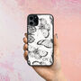 Hand Drawn Butterfly iPhone Case Personalised, thumbnail 1 of 2
