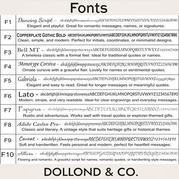 Personalised Bronze 6th Anniversary Desk Clock With Compass, 11 of 11