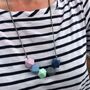 Lara And Ollie Silicone Teething Necklace, thumbnail 1 of 6