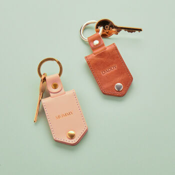 Luxury Leather Photo Keyring With Steel Inserts, 5 of 6