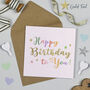 Superstar Pink Birthday Card, thumbnail 1 of 2