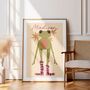 Happiest Frog | Personalised Art Print For Children, thumbnail 7 of 9