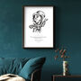 Alice In Wonderland The Mad Hatter Art Print, thumbnail 2 of 4