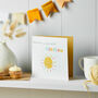 Personalised Sunshine Congratulations New Baby Card, thumbnail 1 of 3
