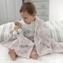 Personalised Princess Bunny Comforter And Blanket Set, thumbnail 2 of 6