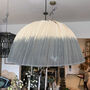 Dipped Dye Pleated Bamboo Lampshade, thumbnail 7 of 7