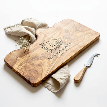 Personalised Wedding Gift Chopping Board, 2 of 8