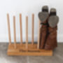 Engraved Wooden Floor Boot Rack, thumbnail 10 of 12