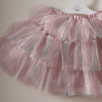 Pink And Silver Sparkle Costume Tutu Ages Five Seven, 2 of 2