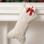 Knitted Dog Bone Stocking, thumbnail 1 of 2