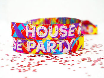 House Party Festival Party At Home Wristband Favours, 5 of 10