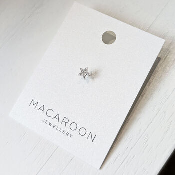 Crystal Star Helix Stud Earring, 2 of 6