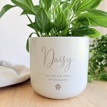 Personalised Pet Memorial Plant Pot Gift | Add A Plant, 2 of 5