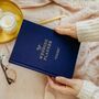Navy Cotton Cloth Wedding Planner Book, thumbnail 3 of 12