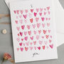 'I Love You' Romantic Hearts Card, thumbnail 3 of 3