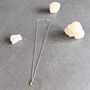 Wild And Free Moon Necklace In Sterling Silver, thumbnail 4 of 5