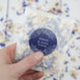 Personalised Navy Lace Wedding Confetti Sachets, thumbnail 3 of 8