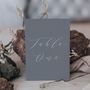 Emma Table Number And Name Cards, thumbnail 1 of 4