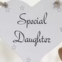 Special Daughter Wooden Heart Hanging Sign, thumbnail 2 of 2