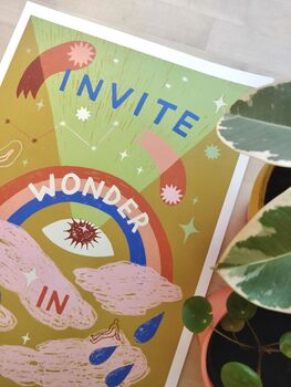 Invite Wonder In Print Unframed, 2 of 7
