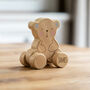 Personalised Wooden Push Toy Elephant Bear Or Rabbit, thumbnail 8 of 12