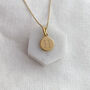 Personalised Initial Disc Necklace, thumbnail 8 of 12