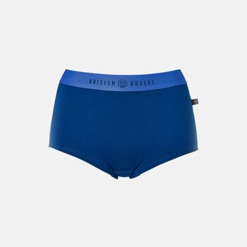 Women's Three Pack 'Citron Blue' Hipster Briefs, 2 of 12