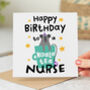'Koala Tea Nurse' Birthday Card, thumbnail 1 of 2