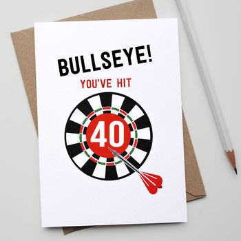 Bullseye Age Milestone Card, 3 of 8
