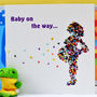 Pregnancy Mum Butterfly Baby On The Way Card, thumbnail 1 of 12