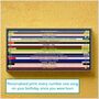 18th Birthday Music Print Number Ones Since 2007 Personalised, thumbnail 1 of 8