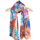 large 'bizet' pure silk scarf by wonderland boutique ...