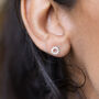 Sun And Moon Stud Earrings, thumbnail 2 of 7