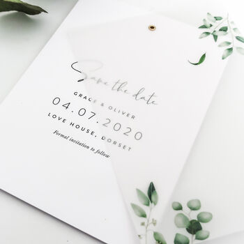 Eucalyptus Wedding Invitation, 10 of 11