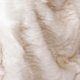 Alaskan Snow Wolf Faux Fur Throw, thumbnail 3 of 4