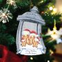 Personalised Christmas Gingerbread Lantern Hanging Decoration, thumbnail 9 of 11