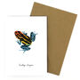 Dendrobatidae Poison Dart Frog Greetings Card, thumbnail 4 of 7